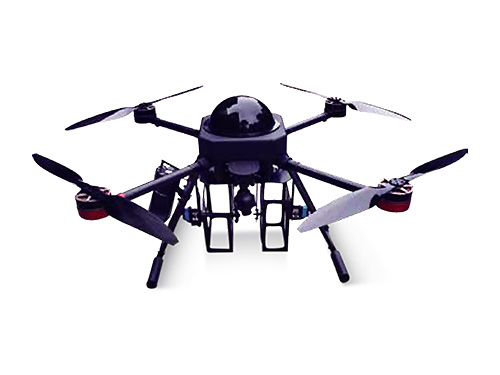 30kg-class Quadcopter - Area-Wide Tethered Communication UAV