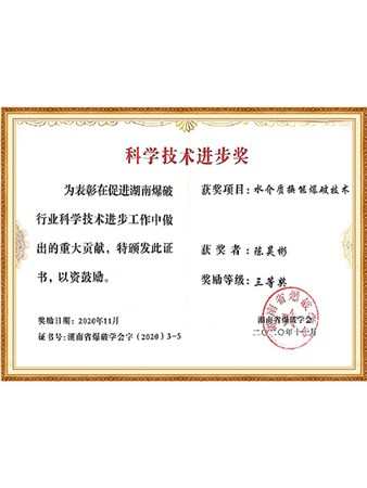 ​​Scientific and Technological Progress Award​